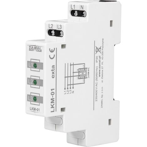 Indicador de encendido 230V/400V 3xLED verde TN Tipo: LKM-01-20 (1/5)