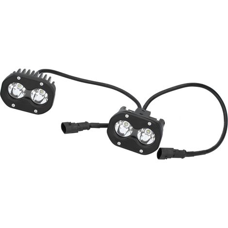 Spot LED 60W 9-30V 6000K Blanc IP68 Étanche Lampe de Pillier A pour Voiture Moto Quad UTV, Puissant Éclairage Extérieur (1/5)