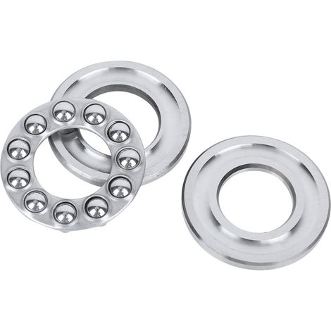 Cinq roulements à billes axiaux de butée 51204, pièces industrielles de roulement à pression plane à une seule colonne. (1/5)