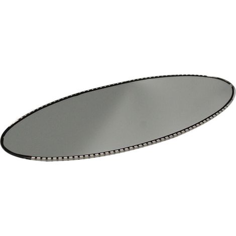 Jeffergarden Convient pour BMW E46 M3 E39 M5 rétroviseur ovale en verre de remplacement à gradation automatique