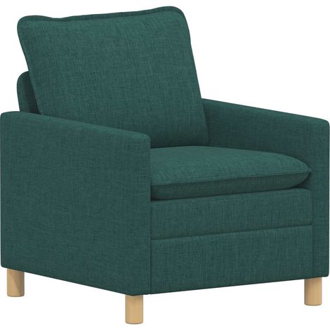 Canapé Vert foncé 76 x 81 x 87,5 cm Tissu vidaXL (1/5)