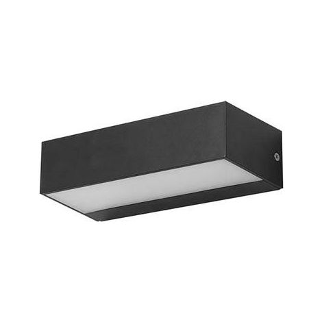 Forlight Ara - Wandleuchte und 1388lm mit Warmweiß 3000K. Gehäuse aus Polycarbonat. Innenbereich IP66. Farbe Grau
