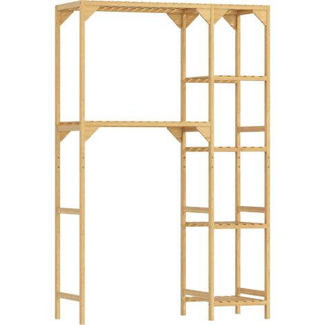 Étagère machine à laver – Bambou, rangement linge