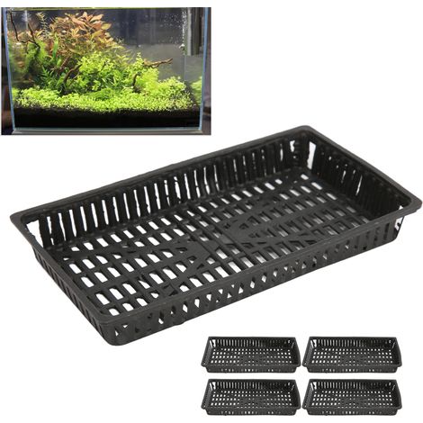 Bacs de Culture pour Plantes Aquatiques - Lot de 5 Paniers de Plantation en Plastique pour Aquarium - Idéal pour la Séparation et le Développement des Plantes -AUTRES (1/5)