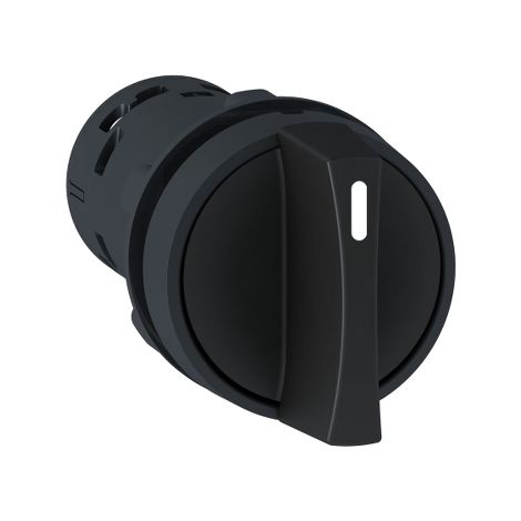 Xb7nd33 Schneider Bouton Tournant - ø22 - Noir - à Manette - 3 Positions - 2no - Harmony Xb7 (1/4)
