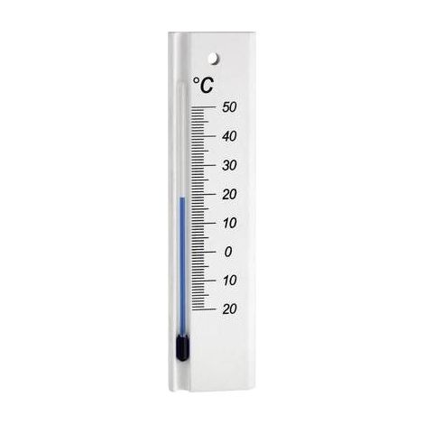TFA Dostmann Analoges Innenthermometer aus Buche Thermomètre blanc 12.1053.09