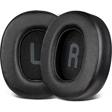 Ear Pads for JBL Tune 700BT/ 710BT / 750BTNC/ 760NC Headphones, Softer Protein Leather, Acoustic Isolation Foam (Black) (1/4)