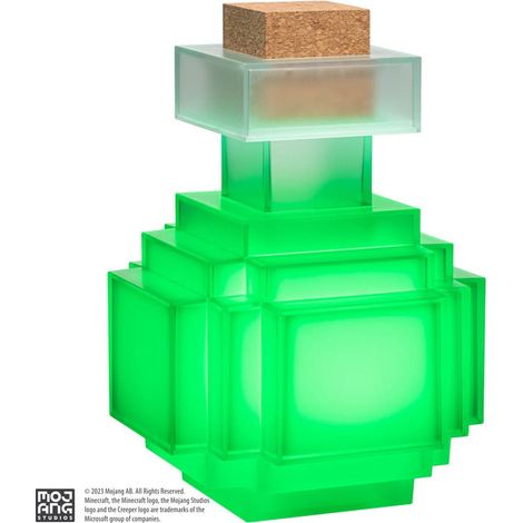 The Noble Collection Minecraft Réplica Botella De Poción Iluminada 16 Cm