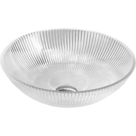 Mexen Zuri lavabo in vetro da appoggio 39 x 39 cm, trasparente - 24193900 (1/2)