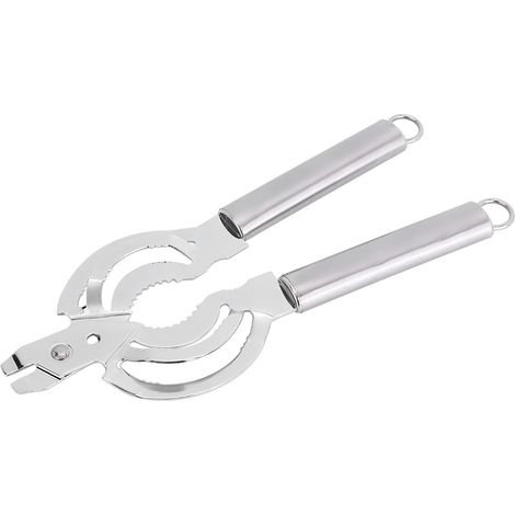 Multifunctional Stainless Steel Can Opener Bottle Jar Lid Remover Kitchen Tool (1/5)