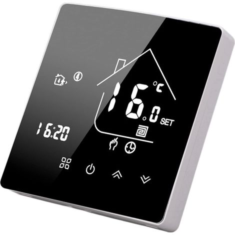 Contrôleur de Température Intelligent, Technologie de Contrôle par Micro-Ordinateur, écran Tactile LCD, Application, Thermostat Numérique à Commande Vocale pour Bureau (1/5)