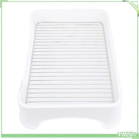 Toilettes pour chien - FAFEICY - Modèle standard - Acier inoxydable - Antidérapant - 48x33 cm (1/5)