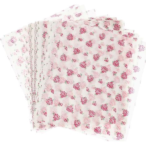 50 Stück Sandwichpapier, Wachspapier, Taco-Papier, fettabweisendes Burgerpapier-25X21.5X0.1CM (1/4)