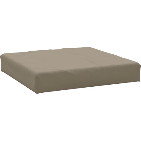 Maison Exclusive - Palettenkissen Taupe 60x60x6 cm Oxford-Gewebe (1/5)