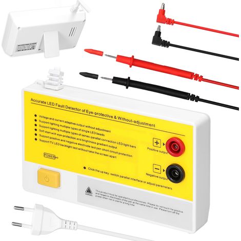 Testeur de maintenance LED portable, détecteur de défauts LED, outil de réparation de rétroéclairage TV, instrument de mesure multifonctionnel pour LED et bandes lumineuses.