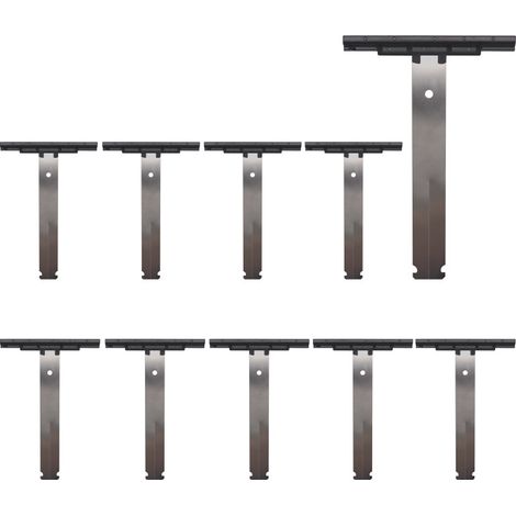 Store Menuiserie – Lot de 10 attaches souples pour volets roulants – Fixation clipsable – Compatibles aluminium et PVC – Installation rapide sans perçage (1/4)