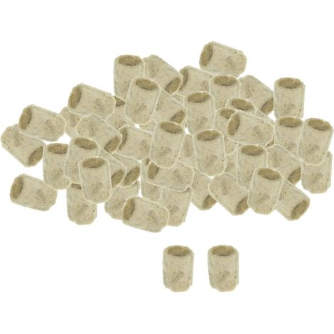 50 cubes de laine de roche pour la culture de fleurs de jardin (1/5)