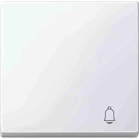 MERTEN, MEG3305-0319, ROCKER CON MARCATURA KLINGEL, SISTEMA M, BIANCO POLARE LUCIDO