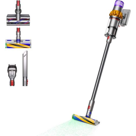 Dyson V15 Detect Absolute Akku-Staubsauger Nickel Gelb (1/10)