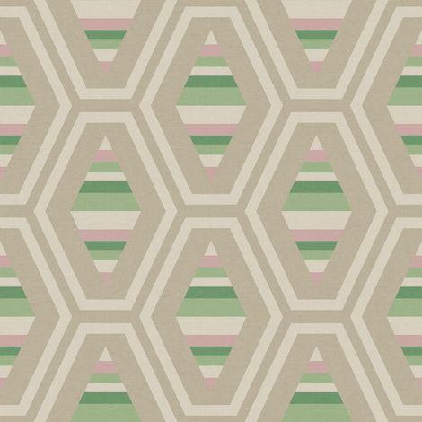 Joules Vliestapete Hallaton Kilim Garden Greens 10mx52cm