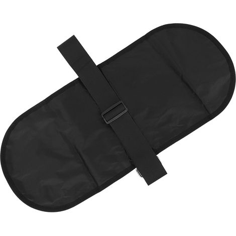 Sac de transport pour disque d'athlétisme, imperméable, en tissu Oxford, avec sangle réglable pour 2 disques, noir. (1/5)