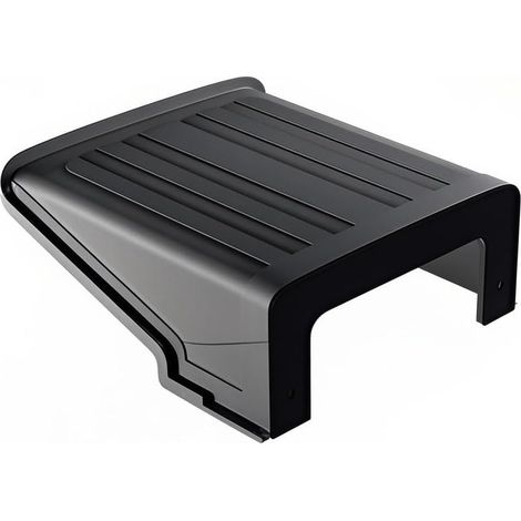 Un boîtier de protection carré pour caméras de surveillance, offrant une protection contre le soleil et la pluie un auvent de protection pour caméras de surveillance extérieures. (1/5)
