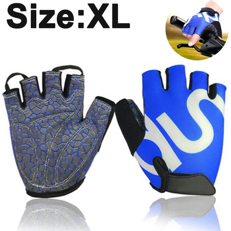Gants D'Entrainement - Paume Rembourrée Avec Points Antidérapants En Gel De Silice - Dos Ouvert Respirant - Sangle De Poignet Réglable - Pour Musculation Et Fitness - Par Paire (1/5)