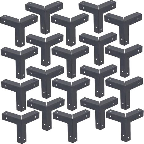 20 protège-coins décoratifs, bois, bronze, avec vis, pour boîtes (1/5)