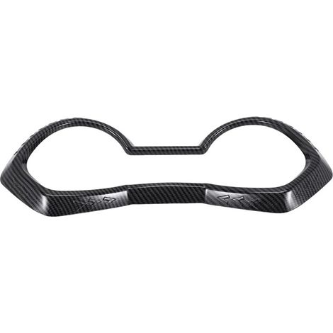 Suitable for modifying the dashboard of the YAMAHA XMAX300 motorcycle: glossy carbon fiber decorative patch for the dashboard. (1/2)