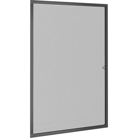 Moustiquaire pour fenêtres Anthracite 90x120 cm