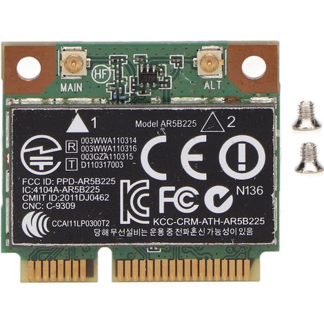Carte réseau sans fil Mini PCIe 300Mbps, adaptateur NIC haute vitesse avec Bluetooth 4.0, compatible HP CQ43 CQ58 DV4 DV6 DV7 G4 G6 G7