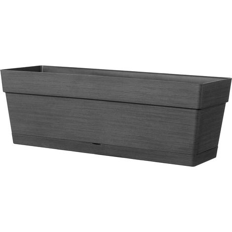 vaso da giardino "casetta save" antracite, 49 cm (1/3)