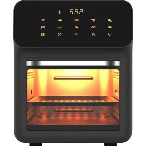 Friteuse sans huile 15 L – Cuisson intelligente 110 V – Faible en gras pour plats sains – Appareil ménager multifonctionnel (1/4)
