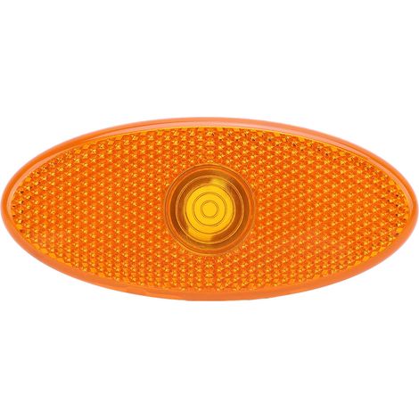 Eosnow Lentille de lampe de marqueur de porte latérale 261B00001R, boîtier de lumière de marqueur ambre pour Movano B 2010-up