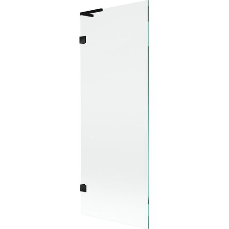 Mexen Lunar L pantalla de baño de 1 hoja 70 x 150 cm, transparente, negro - 897L-070-000-70-00 (1/5)