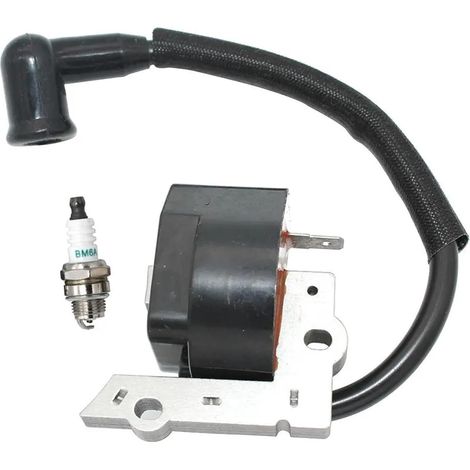 1 - Bobine D'allumage - Bougie - Compatible McCulloch MT250LK Partner Colibri II - Remplacement Pièce 545215801 545024901 - Pour Débroussailleuse - Noir (1/5)
