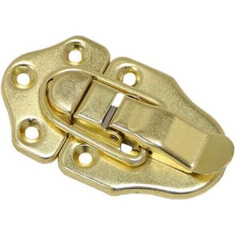 Cierres de palanca UlisemToggle, pestillo de palanca, pestillo de palanca para joyeros, cajas de regalo, cajas de herramientas, estuches y cofres - Dorado (1/4)