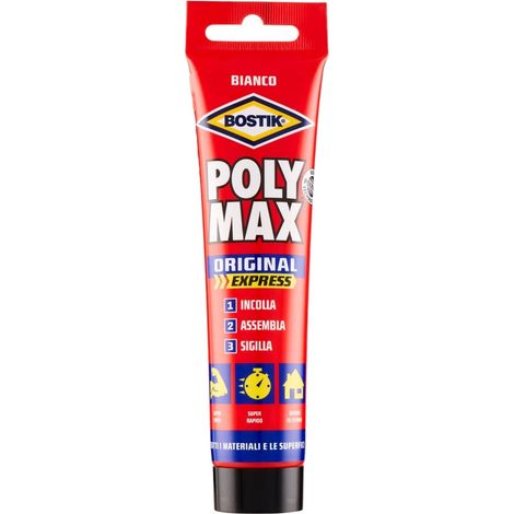 ADESIVO POLYMAX ORIGINAL EXPRESS TUBO 165GR BIANCO