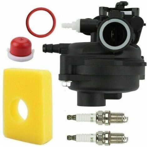 1 carburateur pour tondeuse à gazon, compatible Briggs & Stratton 300E 450E 500E OVH 125cc 140cc, remplace 799583 591160 595656 591979 593261 (1/4)