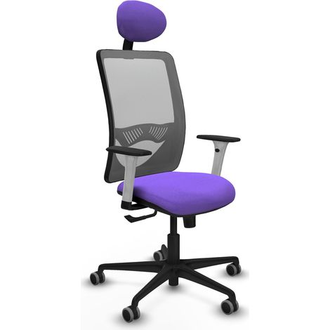 Silla de oficina piqueras y crespo Zulema gris espuma cómoda (1/2)
