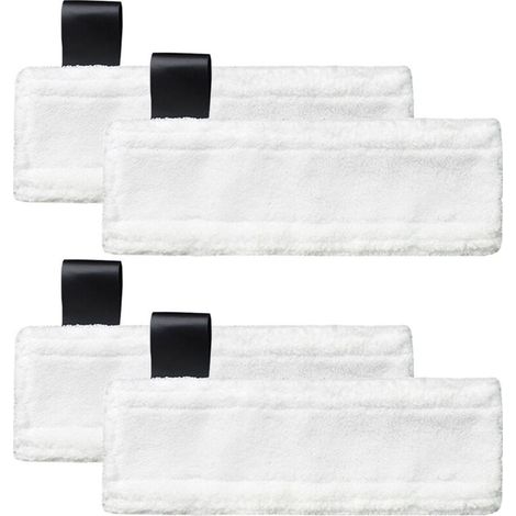 Chiffons microfibres de rechange pour nettoyeurs vapeur Kärcher Easy Fix SC2, SC3, SC4, SC5 (pack de 4) (1/4)