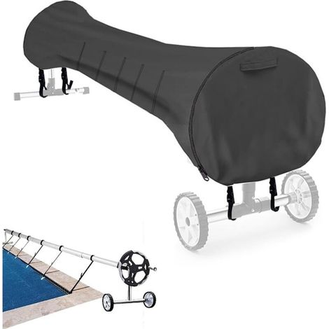 Enrouleur de Couverture Solaire Housse,Enrouleurs pour Bâche de Piscine Bache de Protection,Housse De Protection pour Enrouleur De Couverture Solaire pour Piscine Extérieur Intérieur（20FT） (1/5)