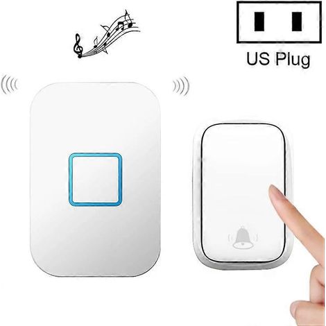 Sonnette sans fil - Maison connectée autonome, prise européenne - CACAZI FA88 Style 4 (1/5)
