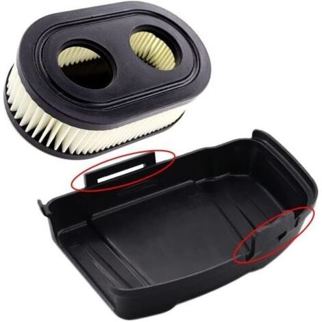 Luftfilterabdeckung mit Luftfilter für Briggs & Stratton Rasenmäher 650EXI, 675EXI und 675IS. Ersetzt die Teilenummern 594575 und 798452. (1/5)