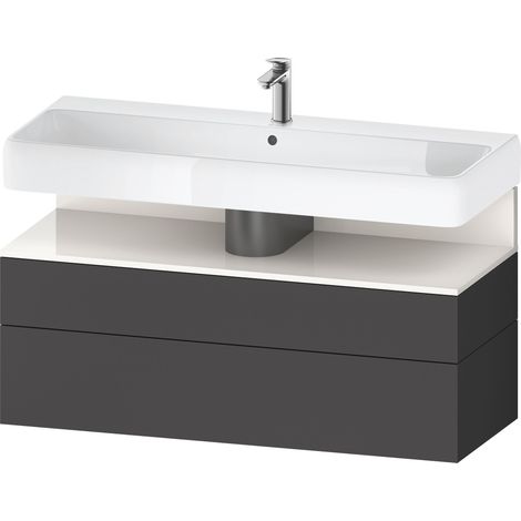 Duravit Collection One Meuble sous-lavabo, 1 tiroir et 1 tiroir, (1/2)