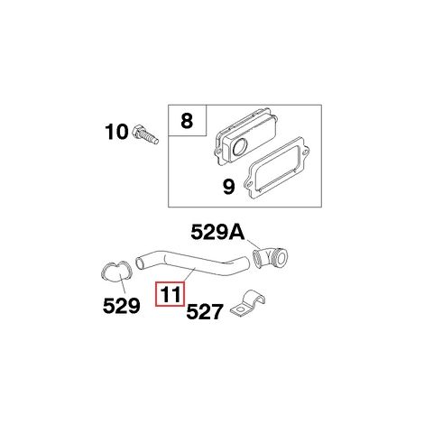 Tubo originale motore BRIGGS & STRATTON 690517