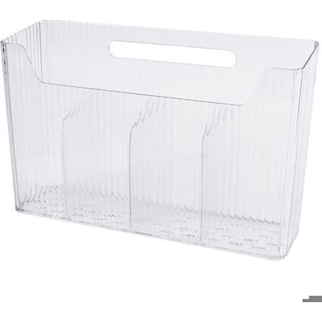 Organisateur Murale Transparent Rangement Sous Evier Cuisine, Meuble Van Aménagé, Idéal Film Plastique, Papier Alu et Accessoires (1/5)