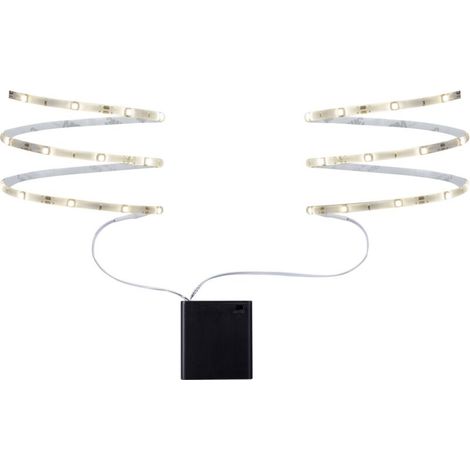 – Ruban LED 800mm blanc chaud 1,8W à piles – Dos autocollant pour installation facile – Éclairage décoratif intérieur (1/5)