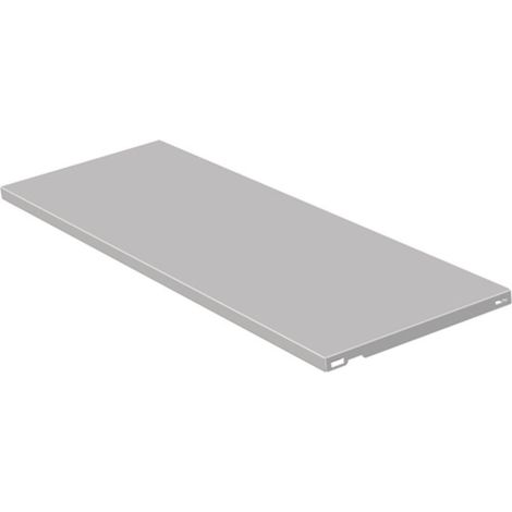 ELEMENT SYSTEM ripiano in acciaio L.800mm P.300mm STA alluminio bianco - 10700-00025 (1/2)