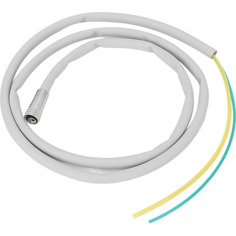 Tuyau silicone 2 trous pour pièce à main dentaire, connecteur acier inoxydable, accessoire outil dentaire (1/5)
